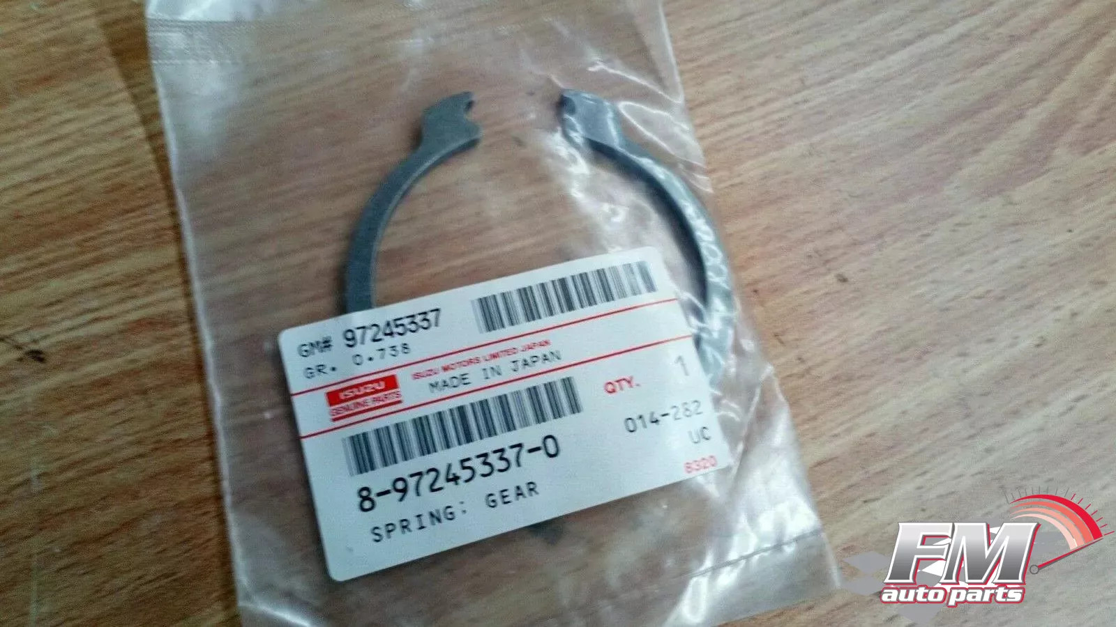 Balance Shaft Gear Spring fits Isuzu Opel Chevrolet Dmax D-Max 4JA1T Genuine 8972453370 Balance Shaft Gear Spring fits Isuzu Opel Chevrolet Dmax D-Max 4JA1T Genuine 8972453370