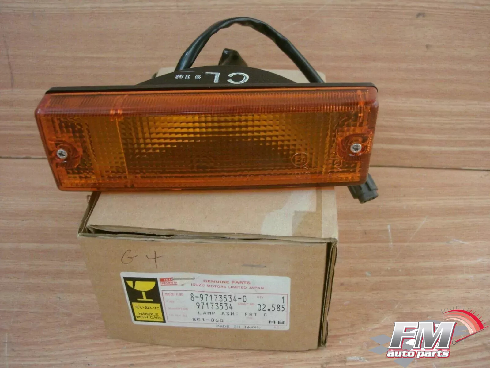 Turn Signal Front Left fits Isuzu Pickup Chevrolet LUV Opel Campo Genuine 8971735340 Turn Signal Front Left fits Isuzu Pickup Chevrolet LUV Opel Campo Genuine 8971735340