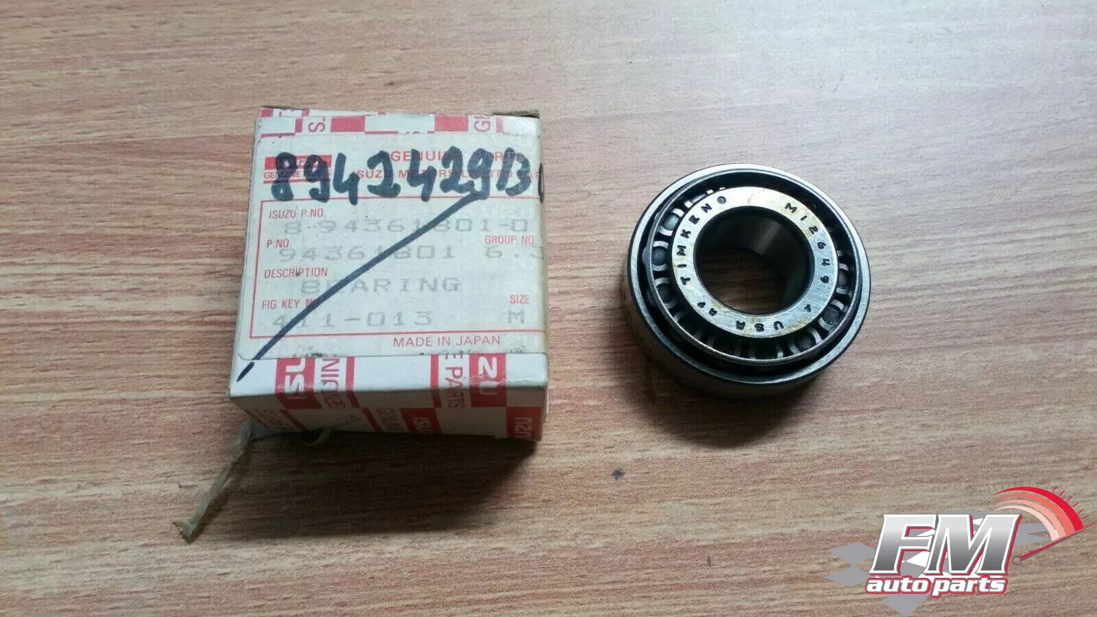 Front Wheel Bearing Outer fits Isuzu Pickup TF Chevrolet LUV Opel Campo Genuine 8942429130 Front Wheel Bearing Outer fits Isuzu Pickup TF Chevrolet LUV Opel Campo Genuine 8942429130