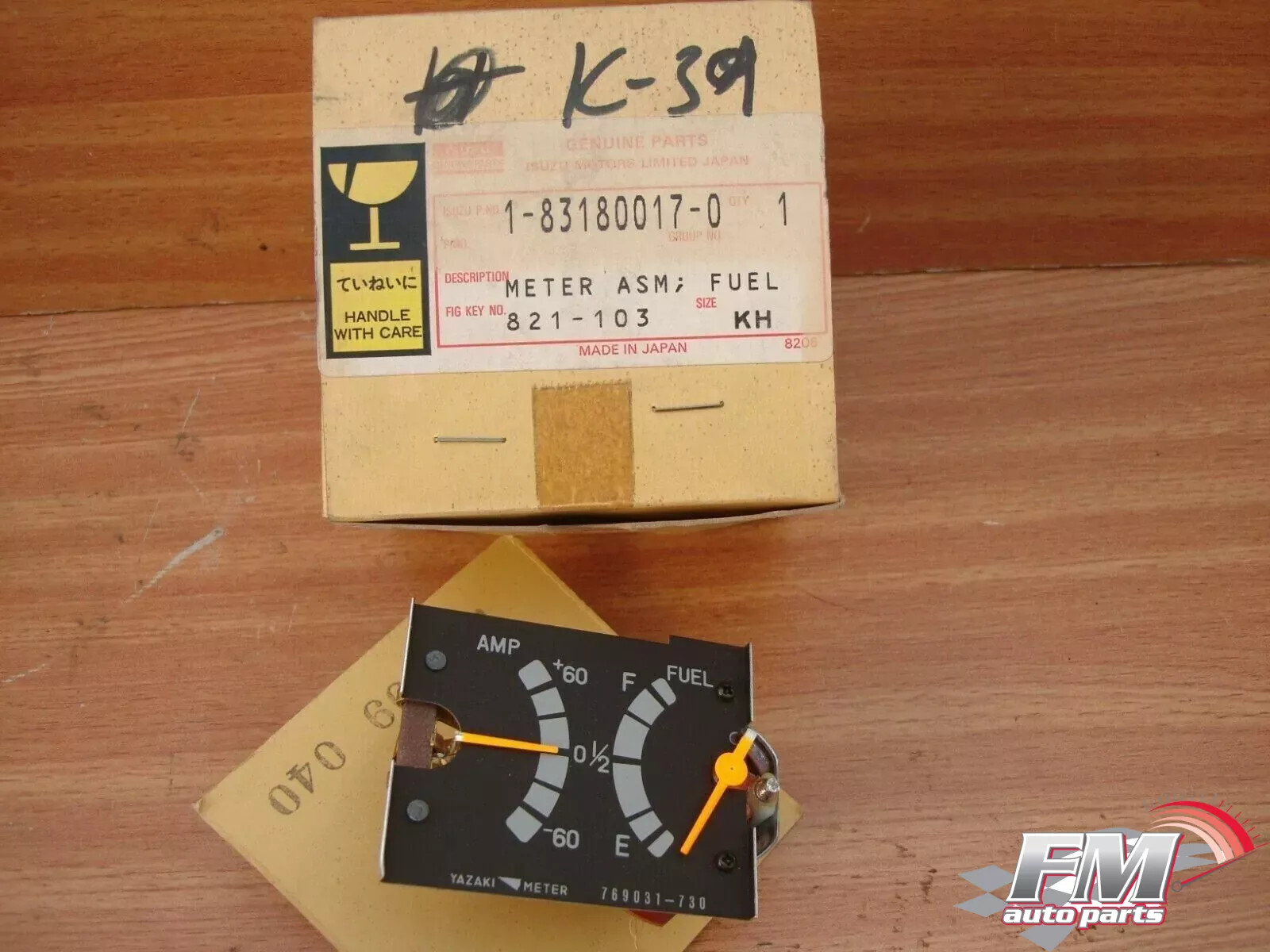 Fuel Gauge fits Isuzu Trucks Bus 1-83180017-0 Genuine 1831800170 Fuel Gauge fits Isuzu Trucks Bus 1-83180017-0 Genuine 1831800170