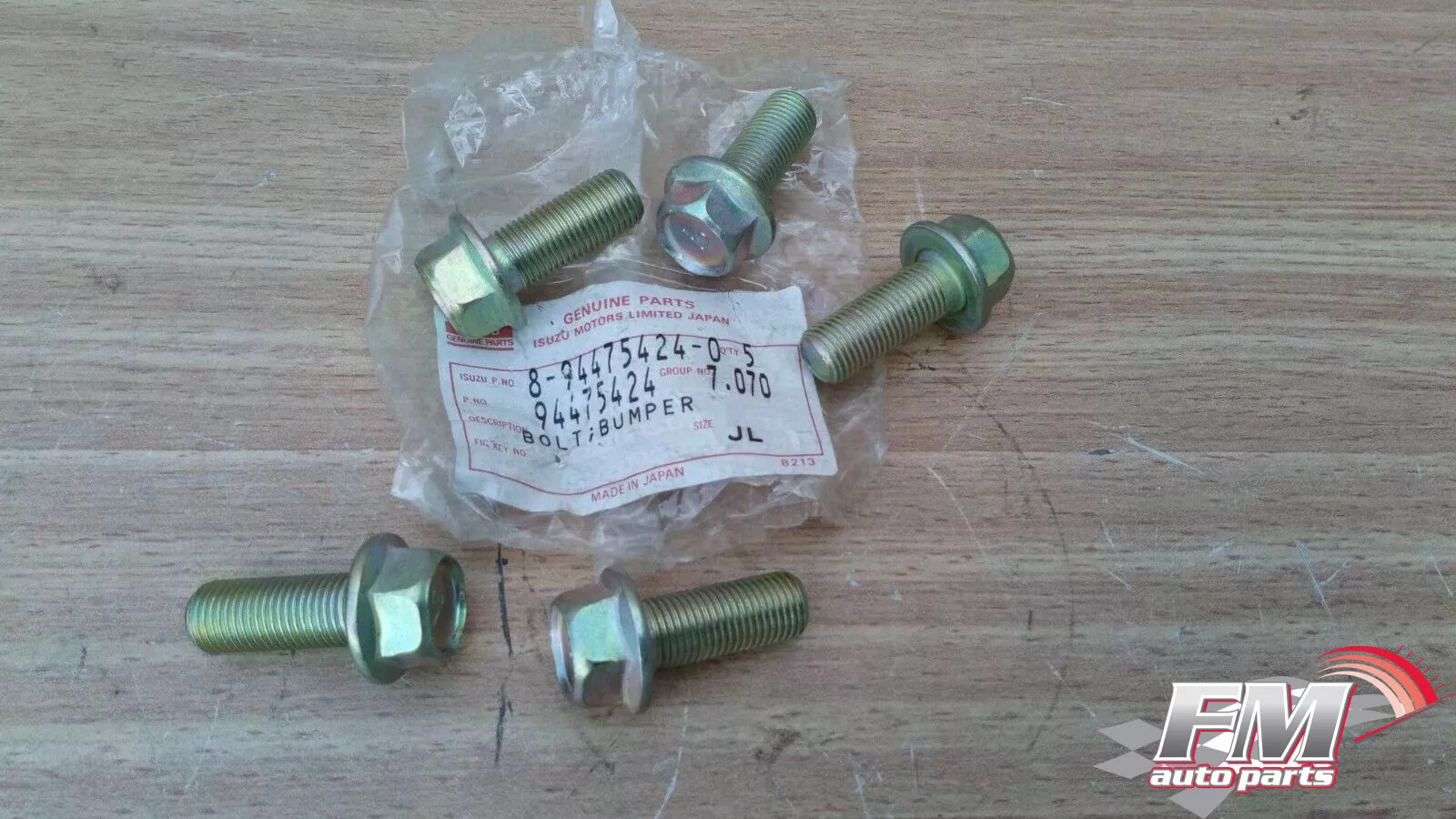 5x Bumper Bolts fits Isuzu Pickup Opel Campo Frontera Monterey Chevrolet LUV 8944754240 5x Bumper Bolts fits Isuzu Pickup Opel Campo Frontera Monterey Chevrolet LUV 8944754240
