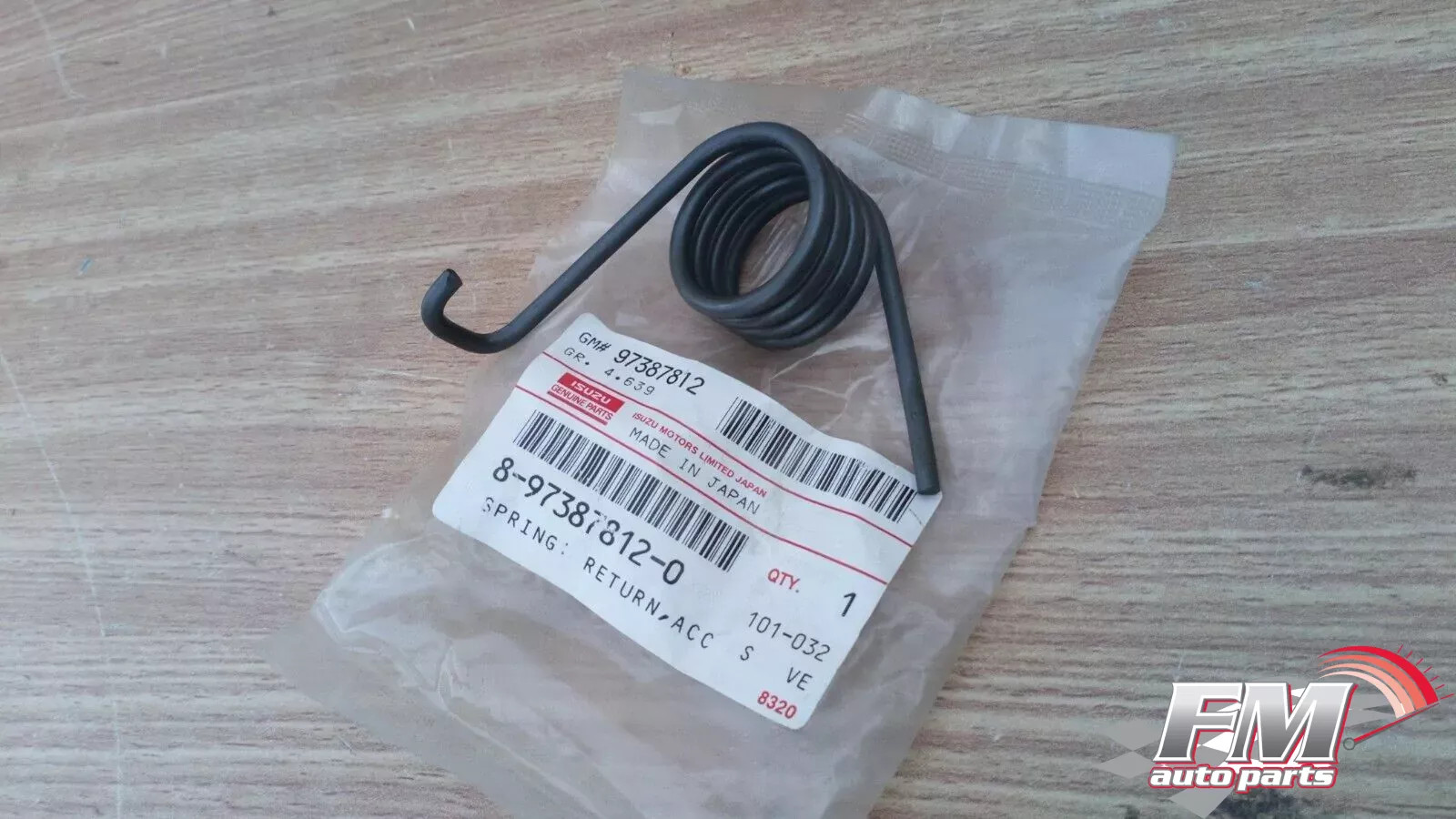 Brake Pedal Spring fits Isuzu D-Max Dmax Rodeo Denver 8973878120 Genuine Brake Pedal Spring fits Isuzu D-Max Dmax Rodeo Denver 8973878120 Genuine