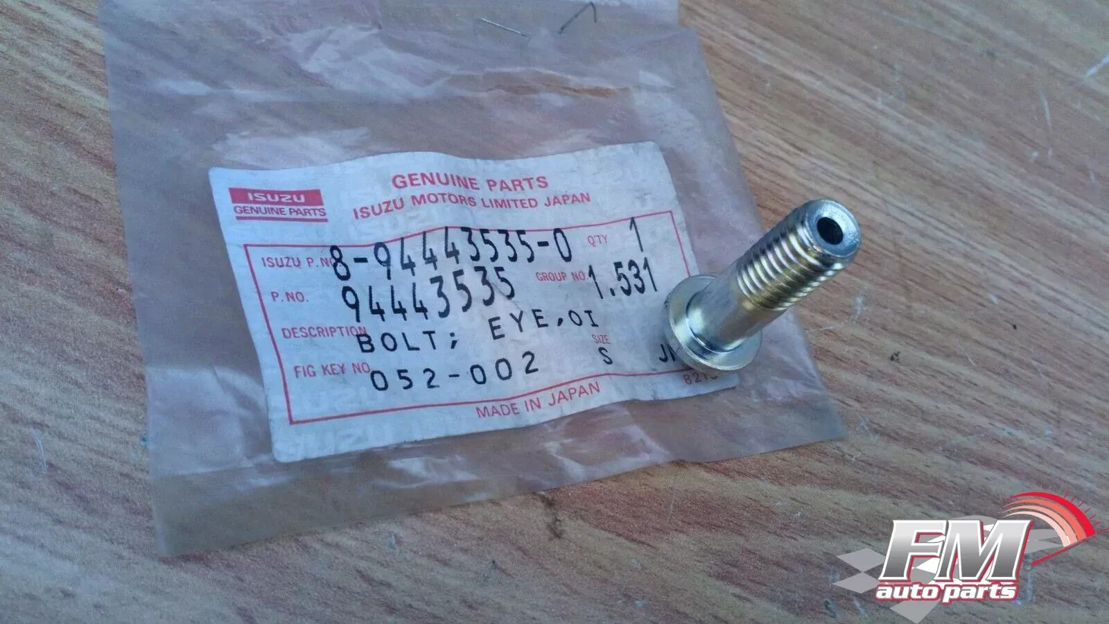 Turbocharger Oil Pipe Eye Bolt fits Isuzu Chevrolet 8944435350 Genuine Turbocharger Oil Pipe Eye Bolt fits Isuzu Chevrolet 8944435350 Genuine