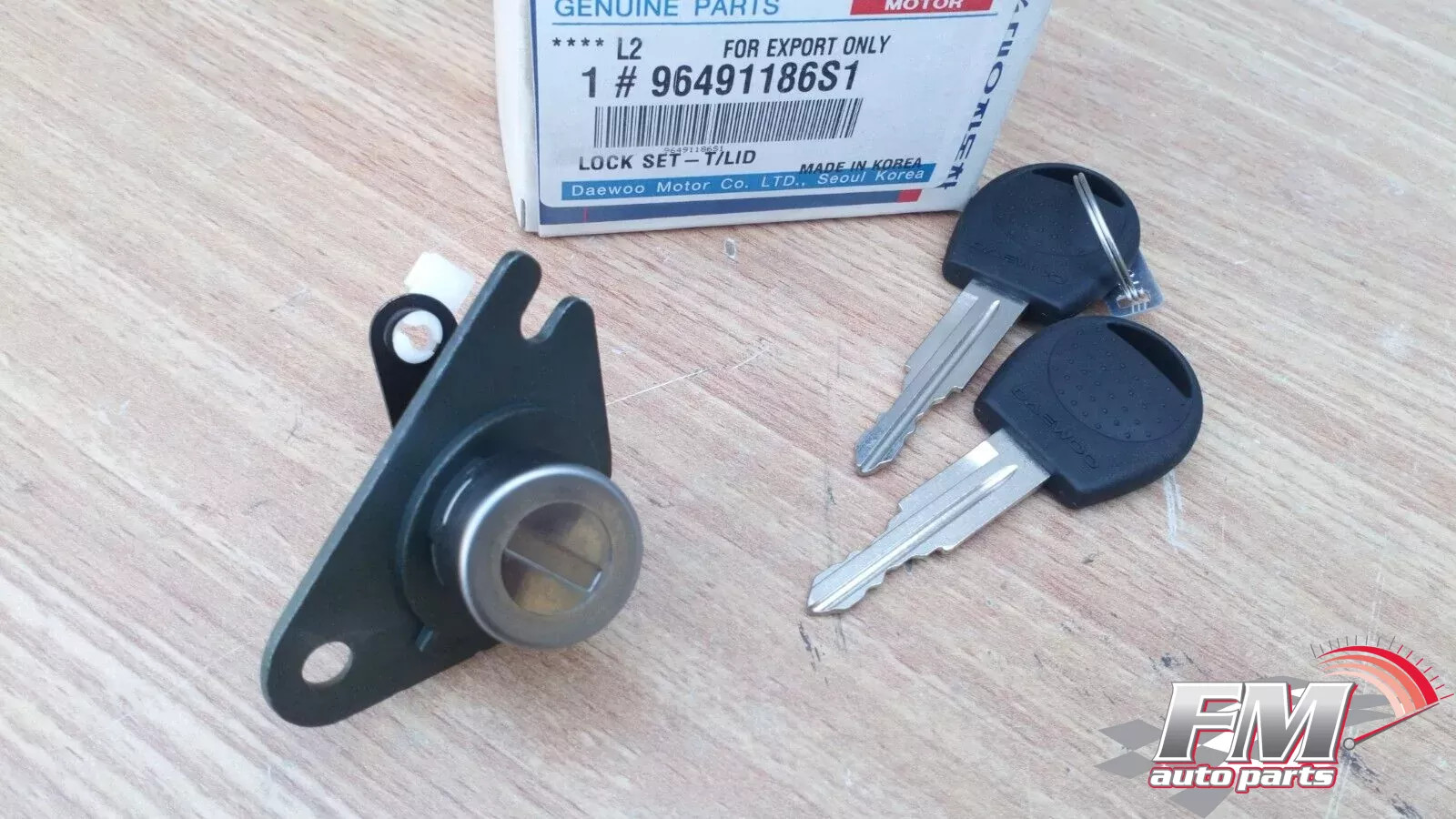 Tailgate Lock with Keys fits Daewoo Kalos 96491186S1 Genuine Tailgate Lock with Keys fits Daewoo Kalos 96491186S1 Genuine