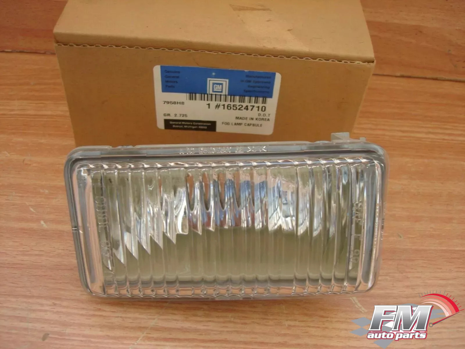 Fog Light Front Right fits Chevrolet Blazer GMC Jimmy 4.3 V6 16524710 Genuine