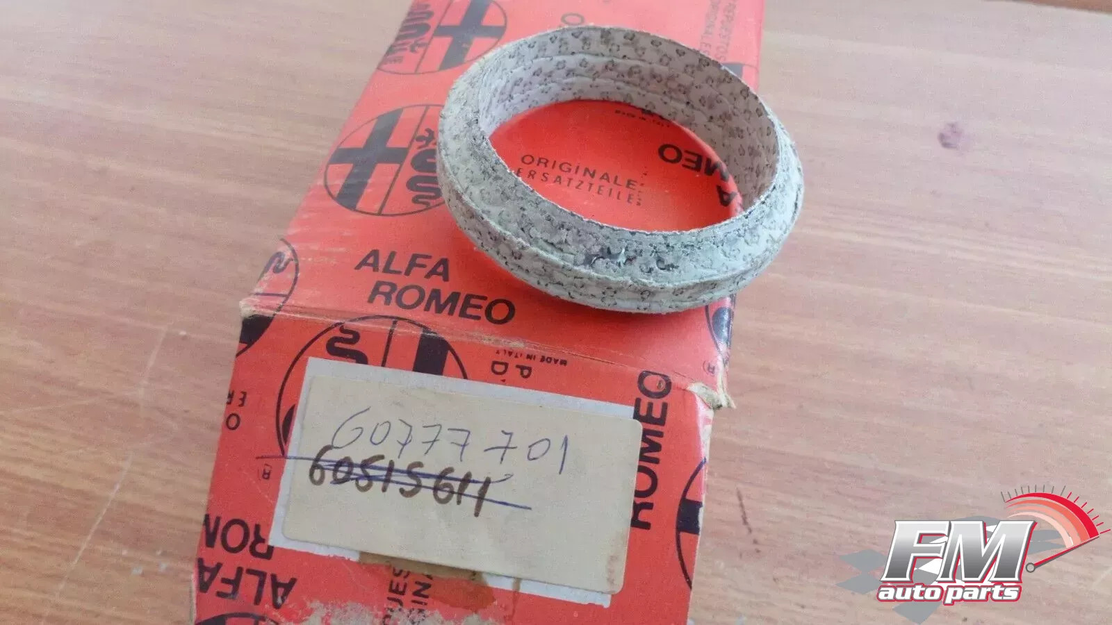 Exhaust Pipe Seal Gasket fits Alfa Romeo Spider Giulia 60515611 Genuine 60777701 Exhaust Pipe Seal Gasket fits Alfa Romeo Spider Giulia 60515611 Genuine 60777701