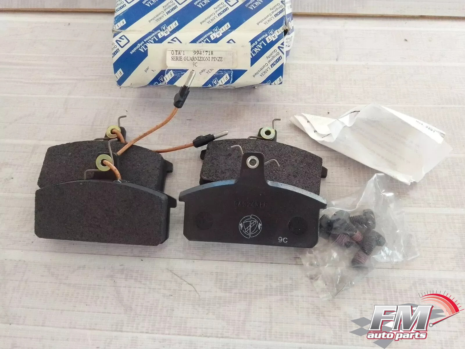Brake Pad Set Front fits Lancia Delta Prisma 9941718 Genuine Brake Pad Set Front fits Lancia Delta Prisma 9941718 Genuine