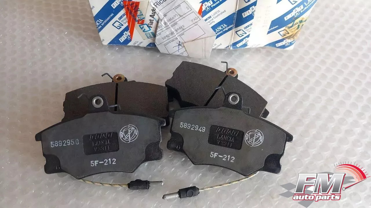 Brake Pads Set Front fits Lancia Delta 4WD 5892580 Genuine Brake Pads Set Front fits Lancia Delta 4WD 5892580 Genuine