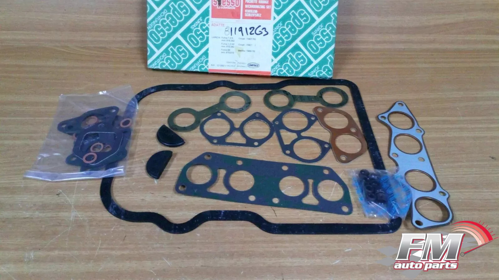 Gaskets Set Kit fits Lancia Fulvia Coupe Berlina 818.302 818.342 818.610 81191263 Gaskets Set Kit fits Lancia Fulvia Coupe Berlina 818.302 818.342 818.610 81191263