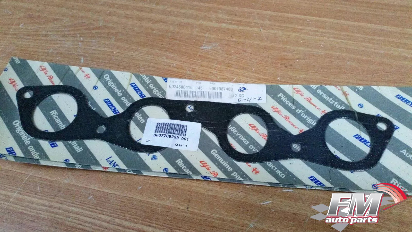Exhaust Manifold Gasket fits Fiat Croma Tipo Lancia Delta Thema 7709259 Genuine Exhaust Manifold Gasket fits Fiat Croma Tipo Lancia Delta Thema 7709259 Genuine