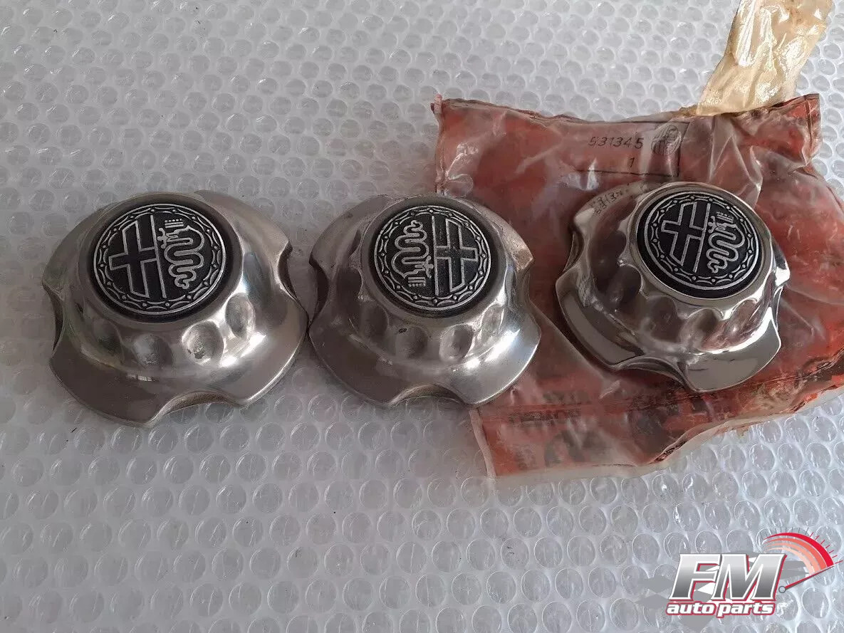 3x Wheel Center Caps fits Alfa Romeo Alfasud 531345 Genuine 3x Wheel Center Caps fits Alfa Romeo Alfasud 531345 Genuine