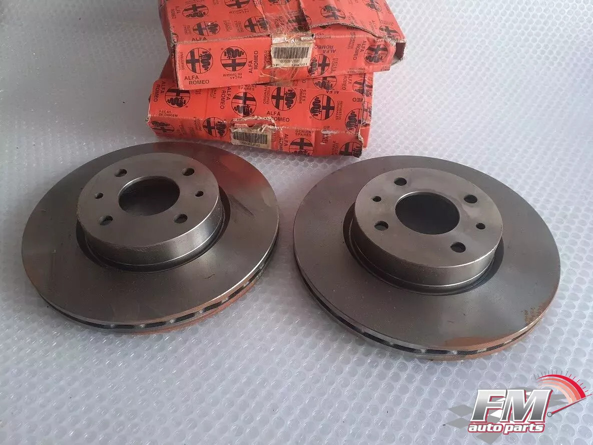 Brake Disc Rotors Set fits Fiat Croma Lancia Thema Alfa Romeo 164 Genuine 60812685 Brake Disc Rotors Set fits Fiat Croma Lancia Thema Alfa Romeo 164 Genuine 60812685