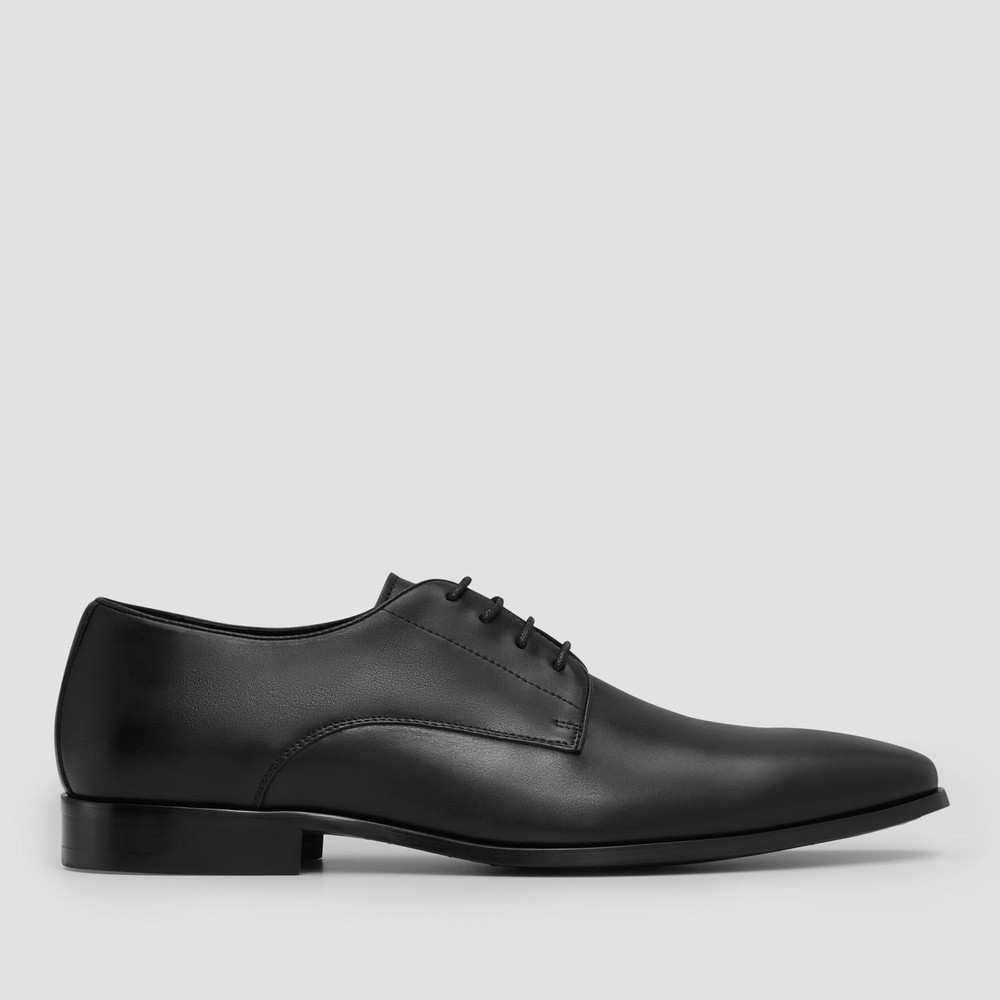 Grayson Black Derby Shoes