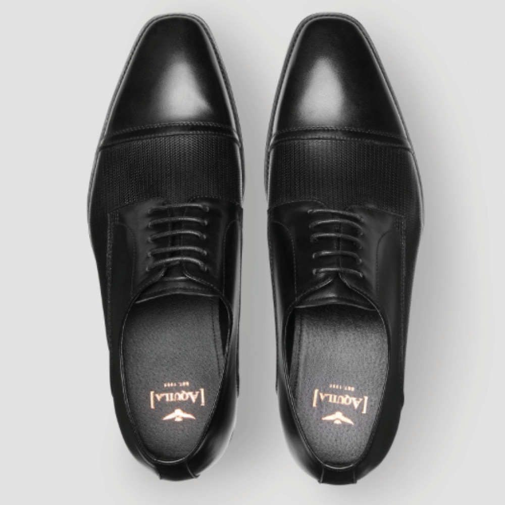 black dress shoes with pearls