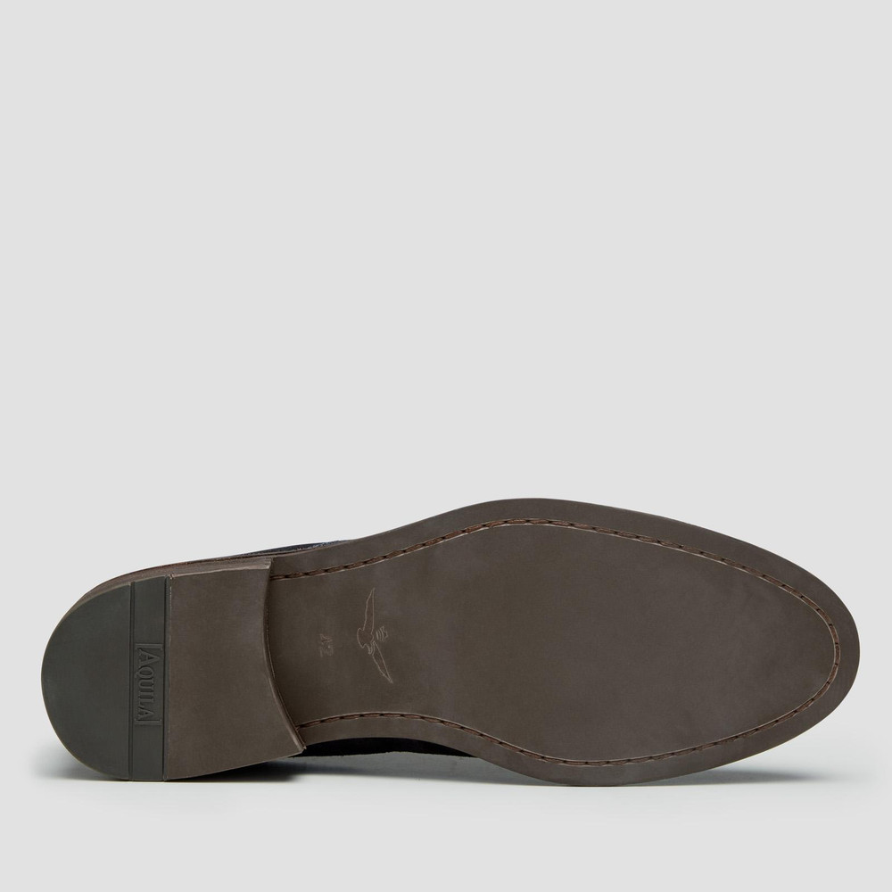 Drummond Navy Ankle Boots