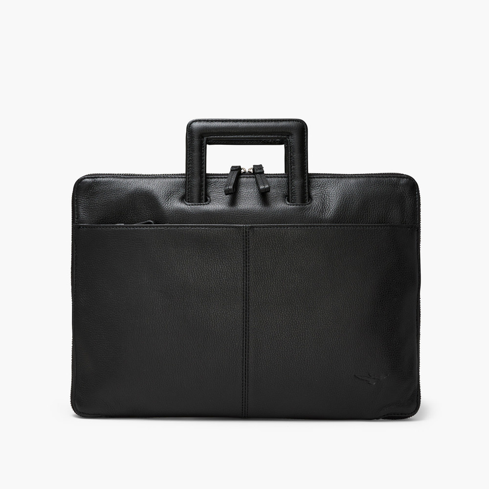 Montoro Slim Black Briefcase
