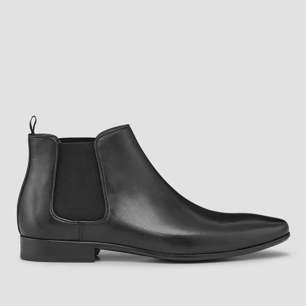Brodrick Black Chelsea Boots Aquila