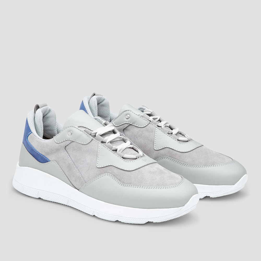 Brooklyn Grey/Blue Sneakers