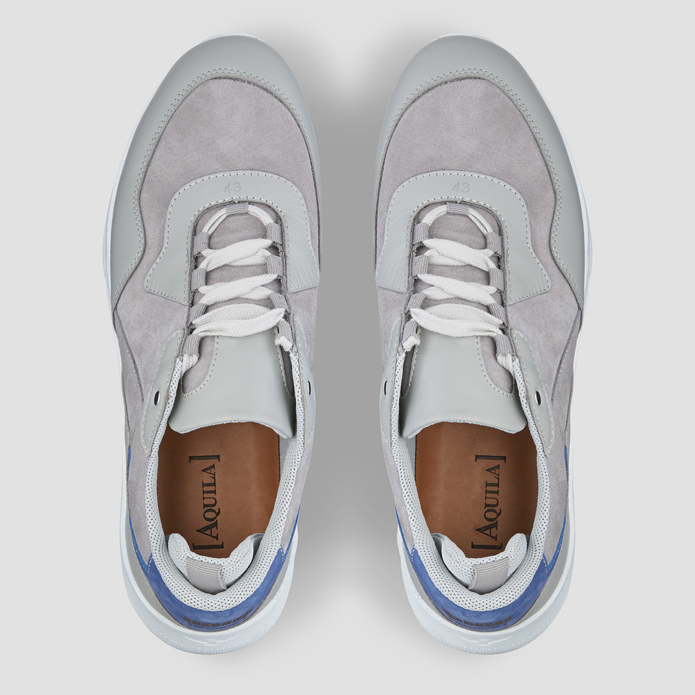 Brooklyn Grey/Blue Sneakers