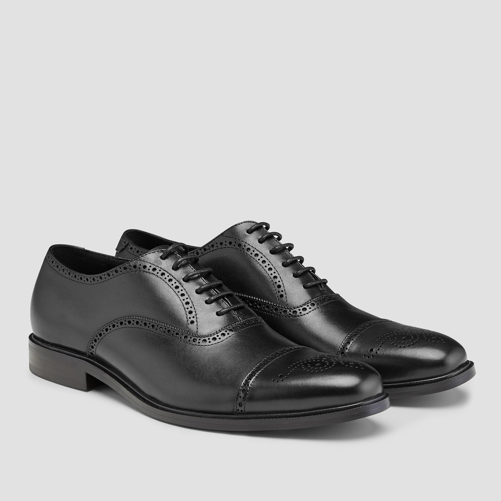 Kensington Black Oxford Shoes