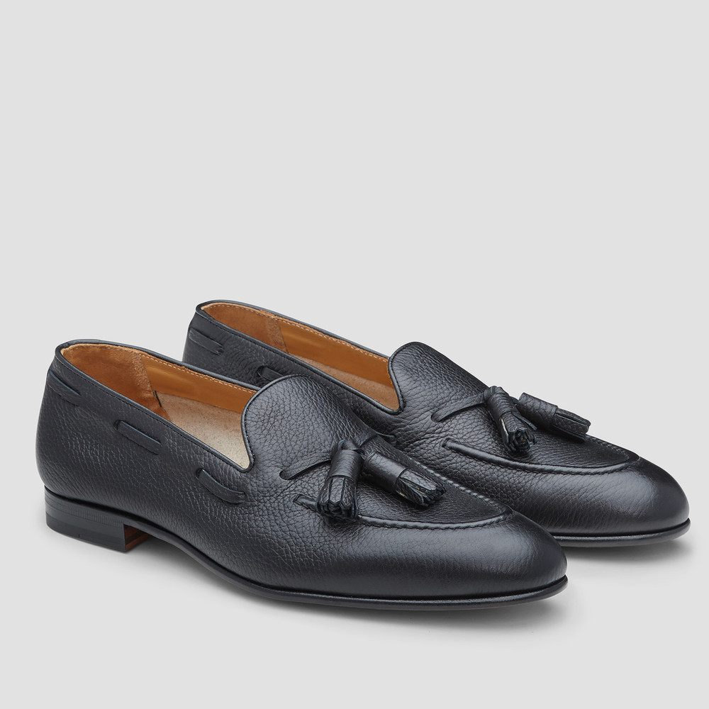 Lyons Navy Loafers