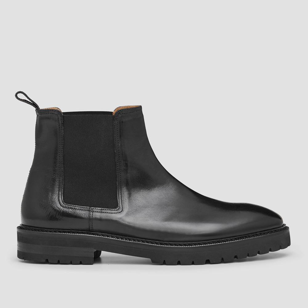 Kean Black Chelsea Boots