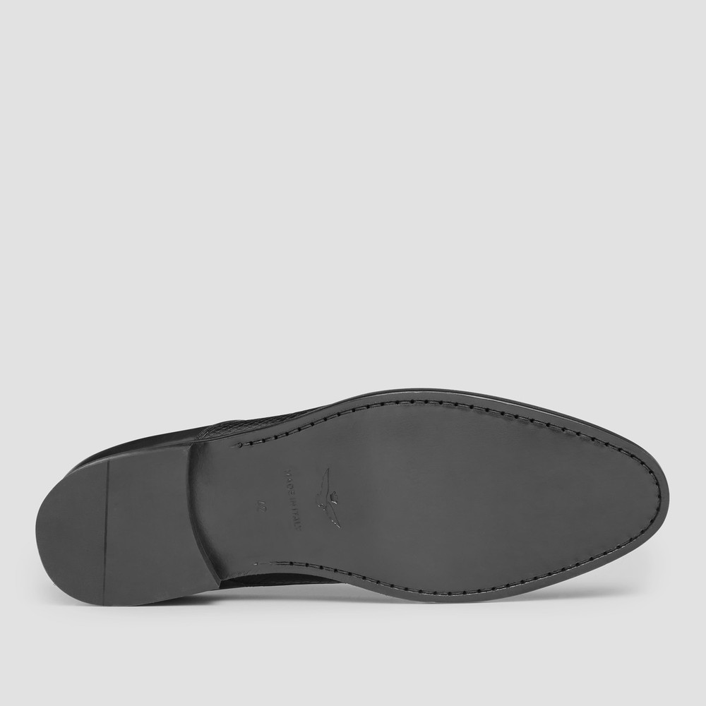 Redford Black Derby Shoes