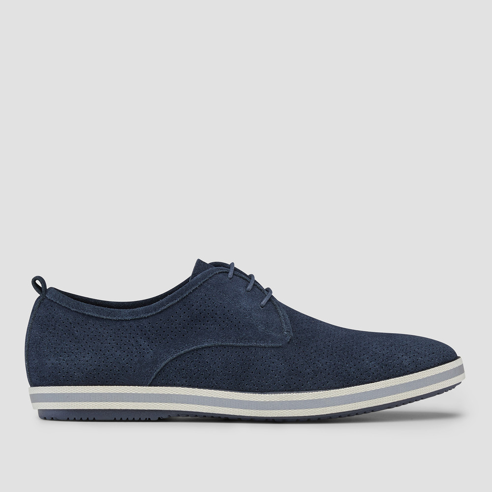 Chaz Navy Derby Shoes