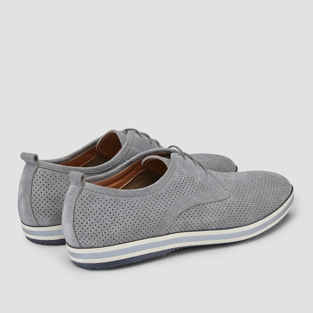 Chaz Grey Derby Shoes