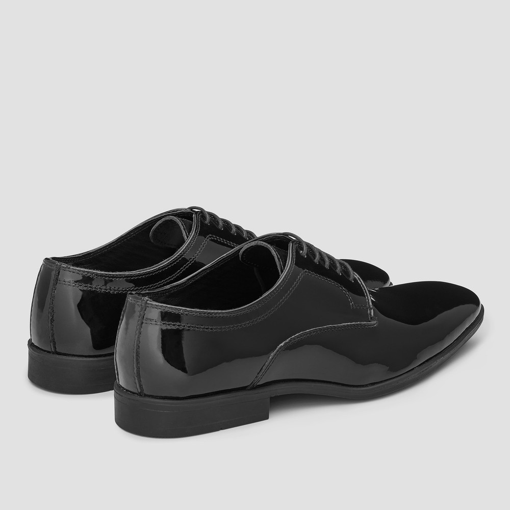 Linwood Ptnt Blk Derby Shoes