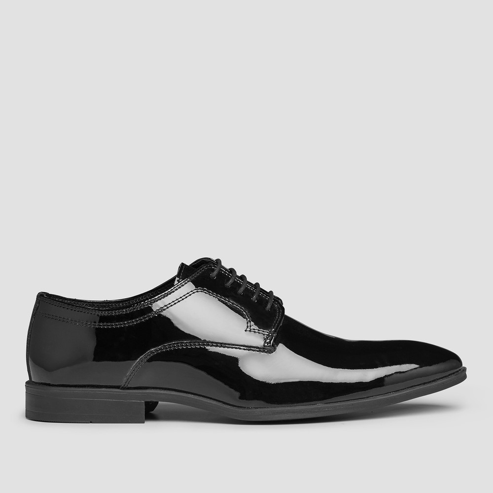 Linwood Ptnt Blk Derby Shoes