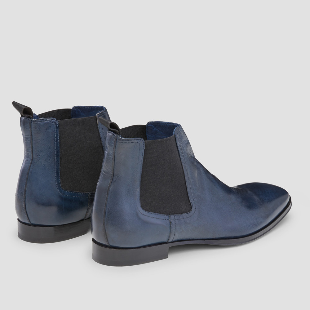 mens navy chelsea boots