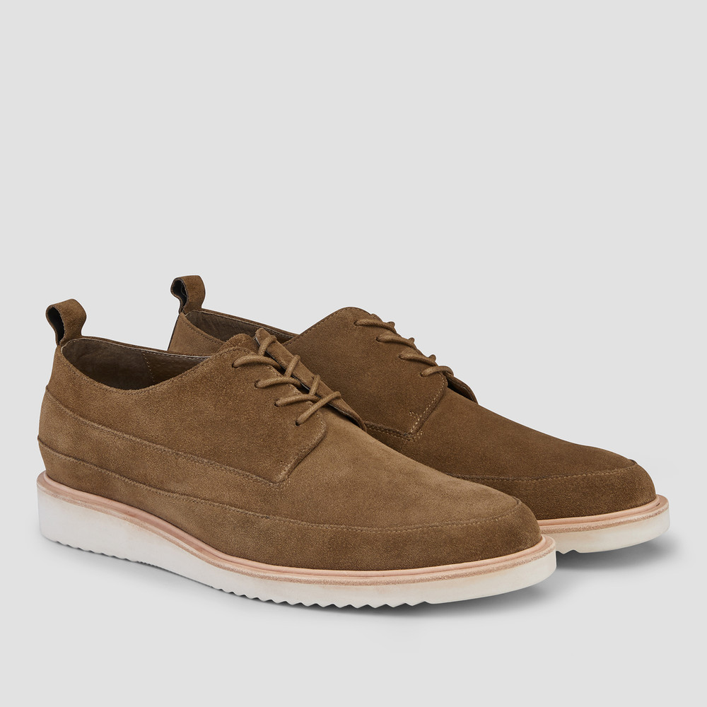 Brenner Taupe Casual Shoes - Aquila