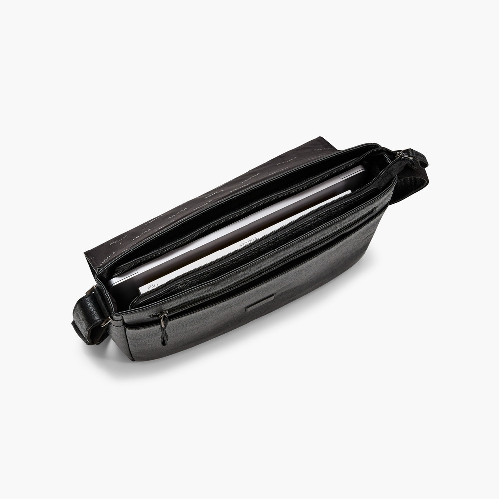 Montoro Black Messenger Bag