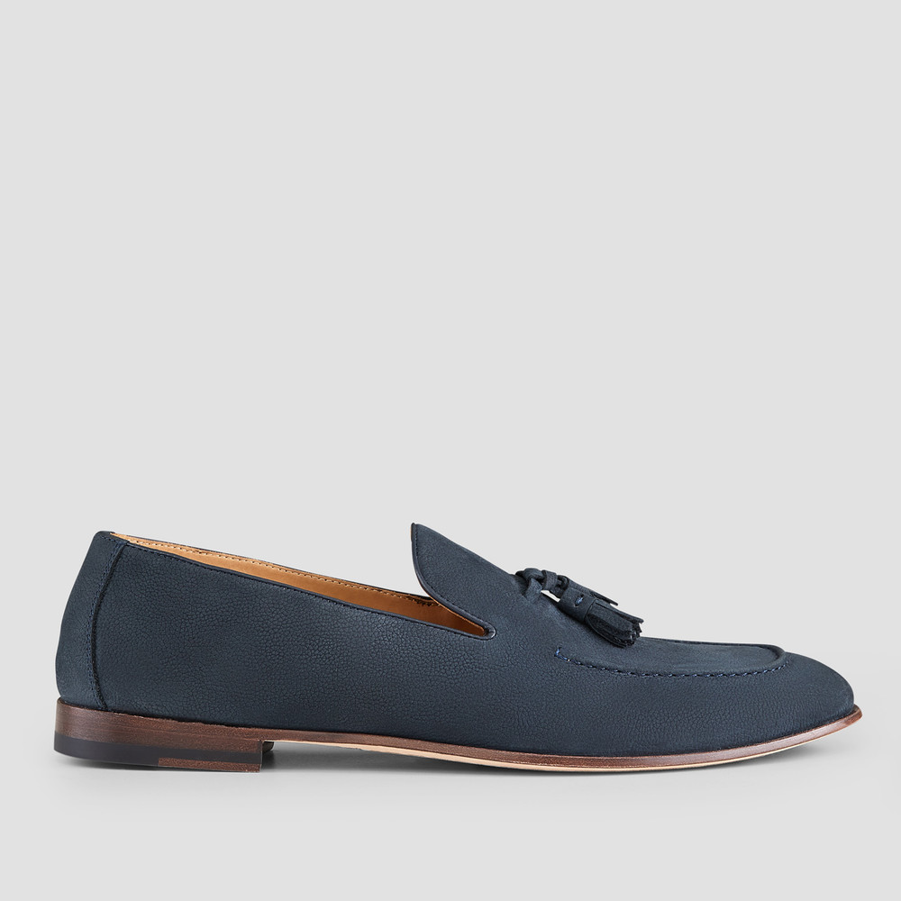 navy loafers