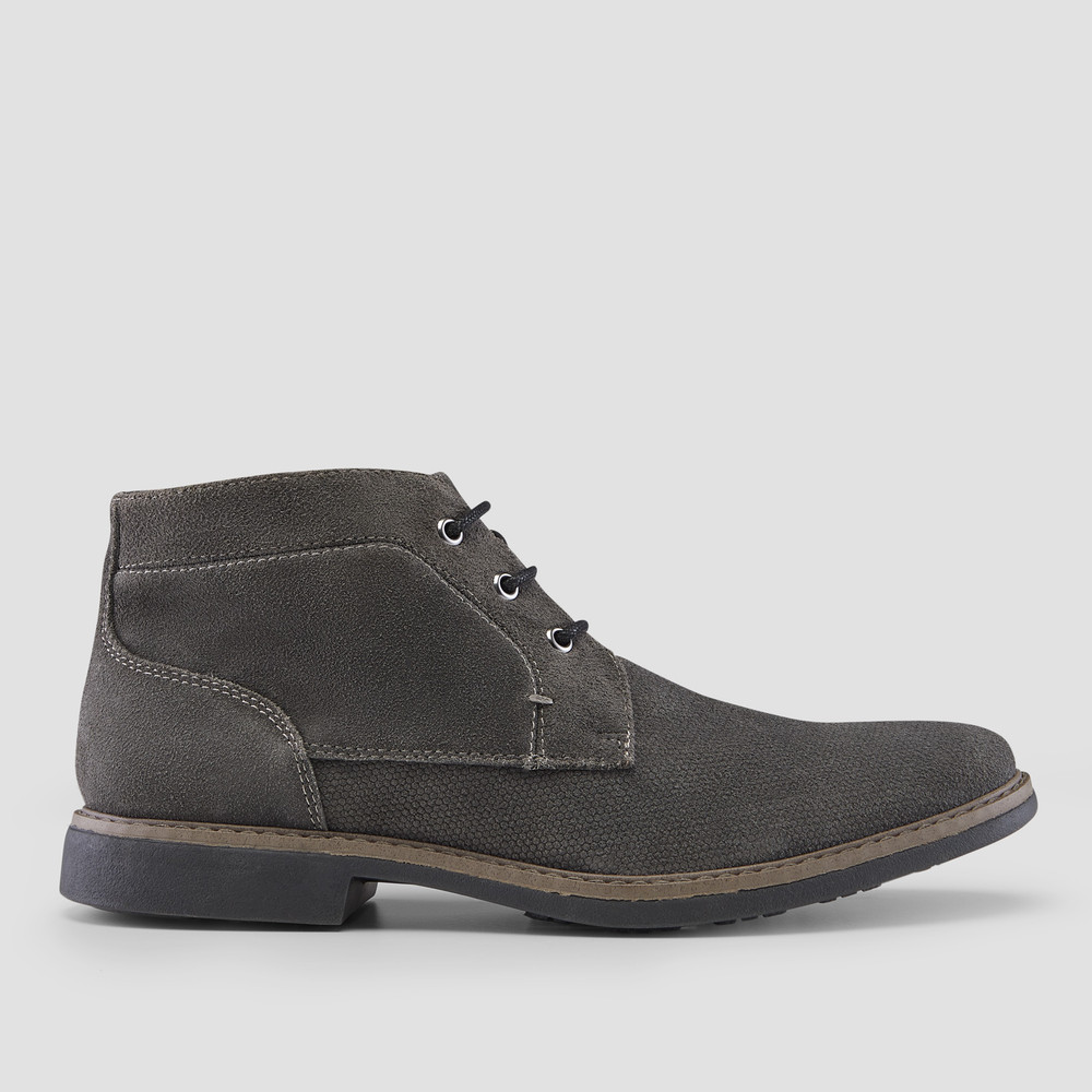 grey desert boots