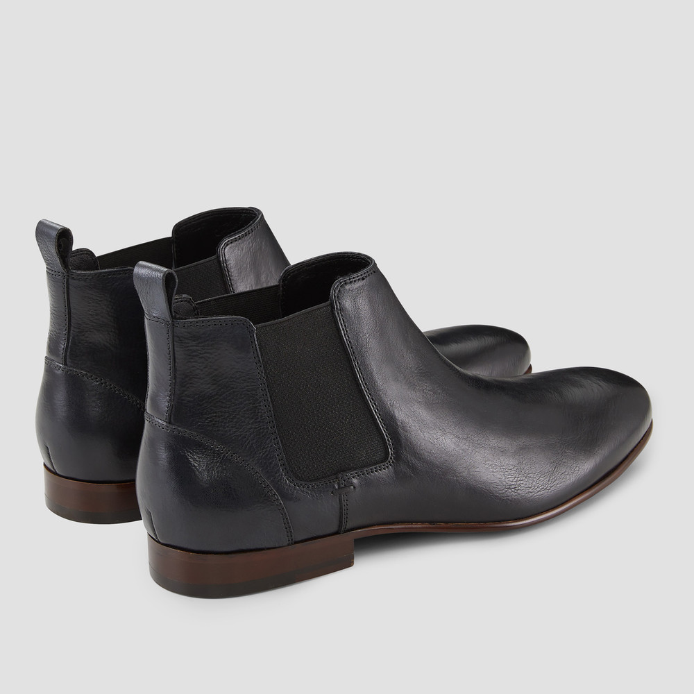 Marty Black Chelsea Boots