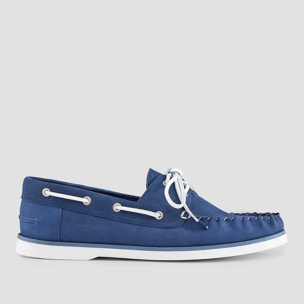 Regis Navy Boat Shoes - Aquila