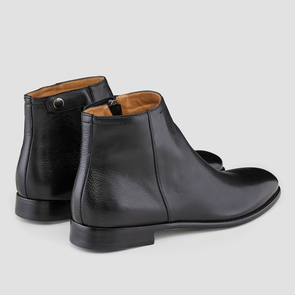 mens black lace up chelsea boots