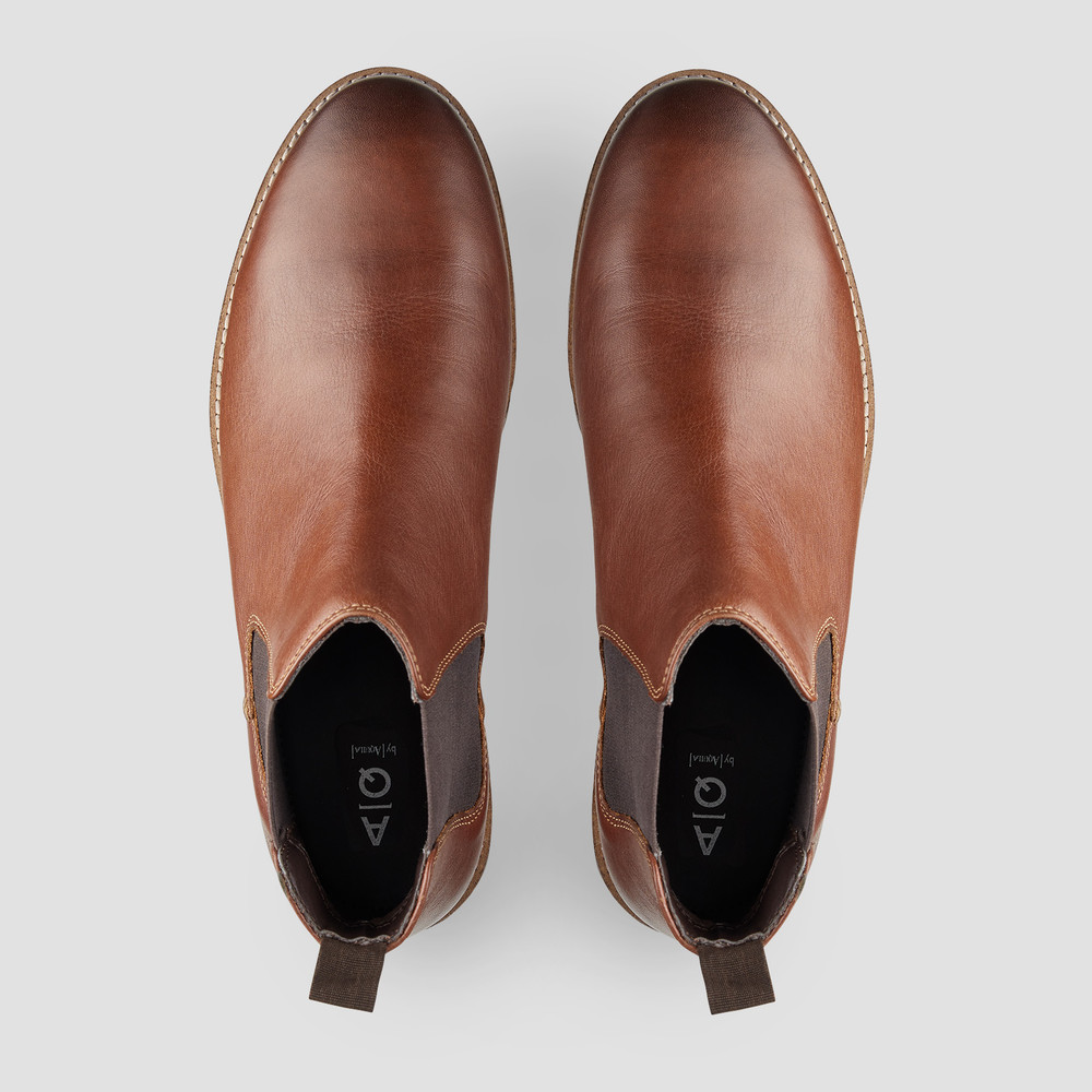 Mansfield Tan Chelsea Boots