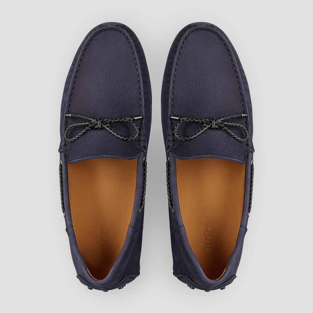 California Navy Driving Shoes