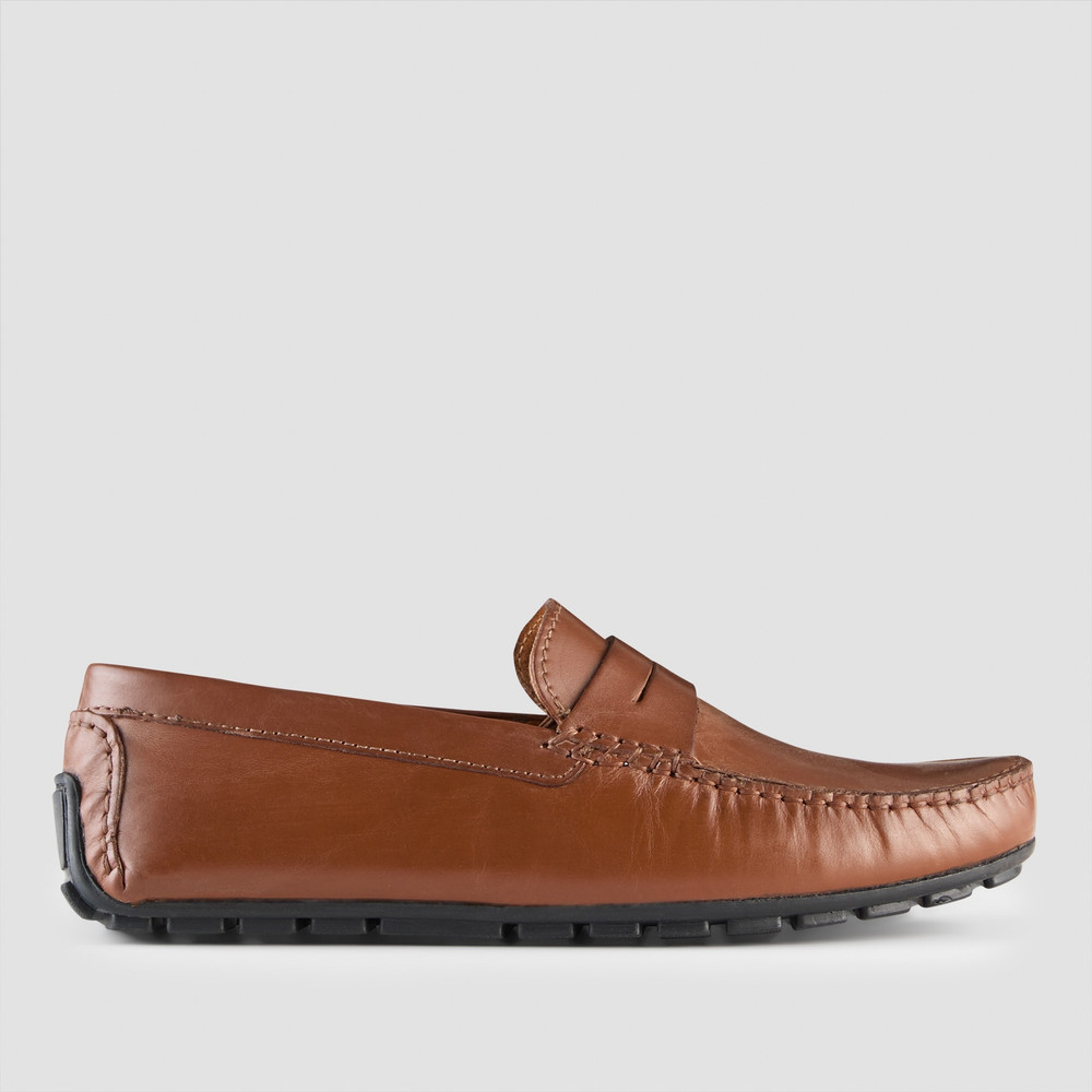 Conwell Tan Driving Shoes
