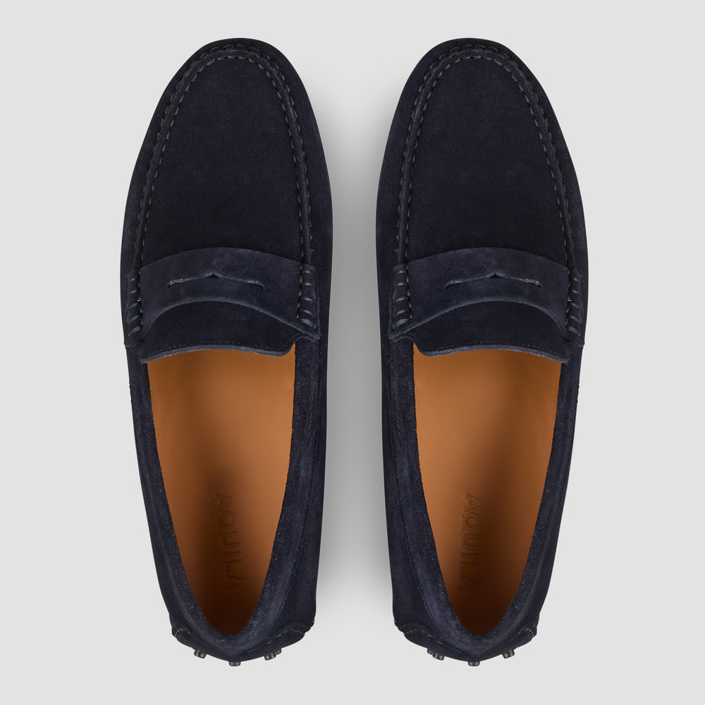 Daytona Navy Driving Shoes