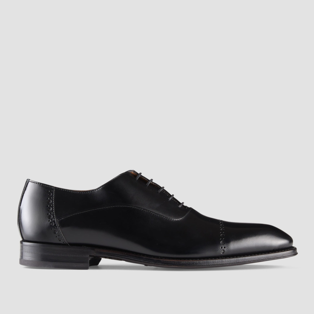 Cassano Black Oxford Shoes