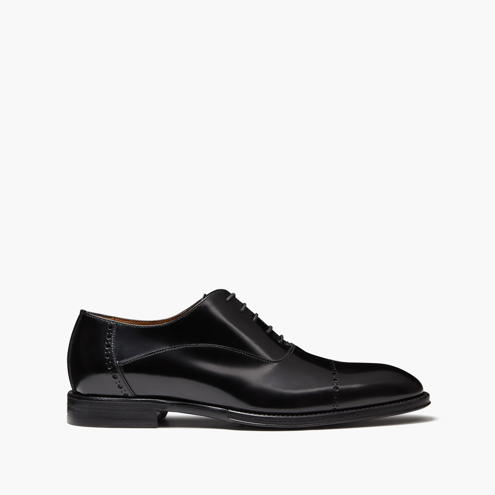 Nixon High Shine Black Oxford Shoes