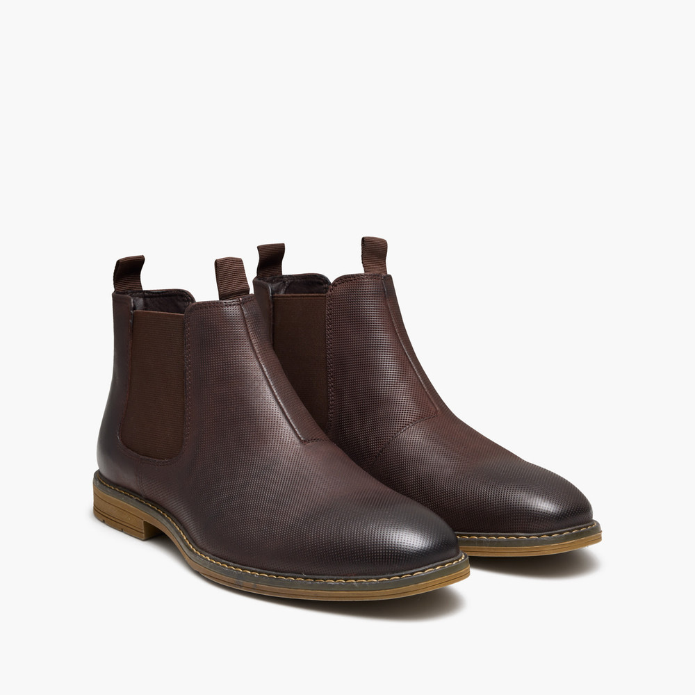 Miller Chocolate Nubuck Chelsea Boots