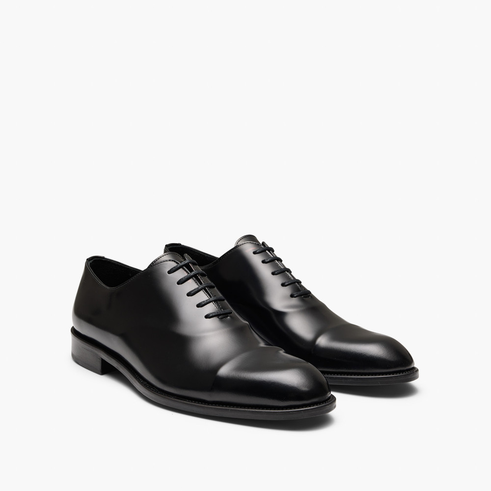 Stark Hi-Shine Black Dress Shoes