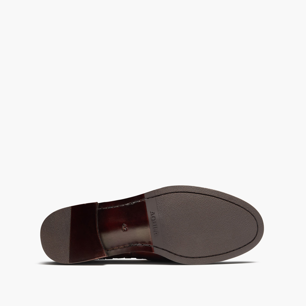 Elliot Brown Weave Penny Loafers