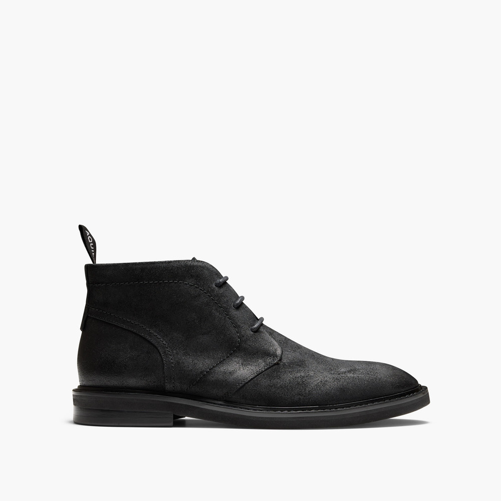 black suede chukka