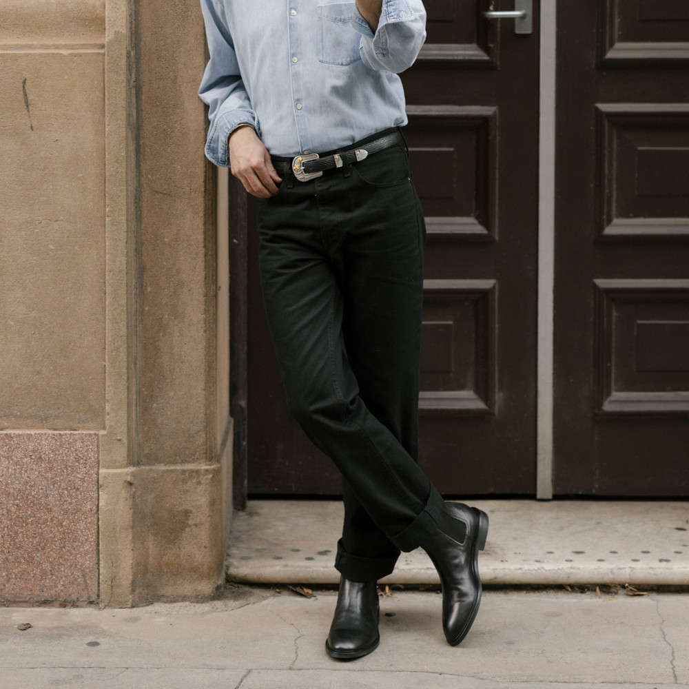 Dallas Black Chelsea Boots